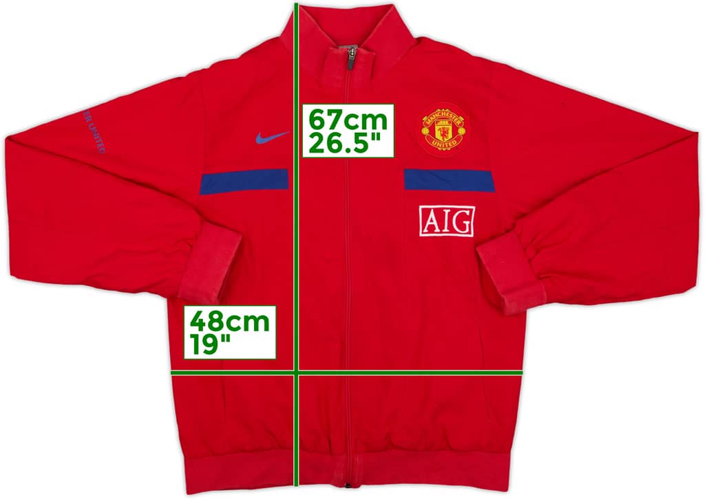 2009-10 Manchester United Nike Track Jacket - 8/10 - (S)