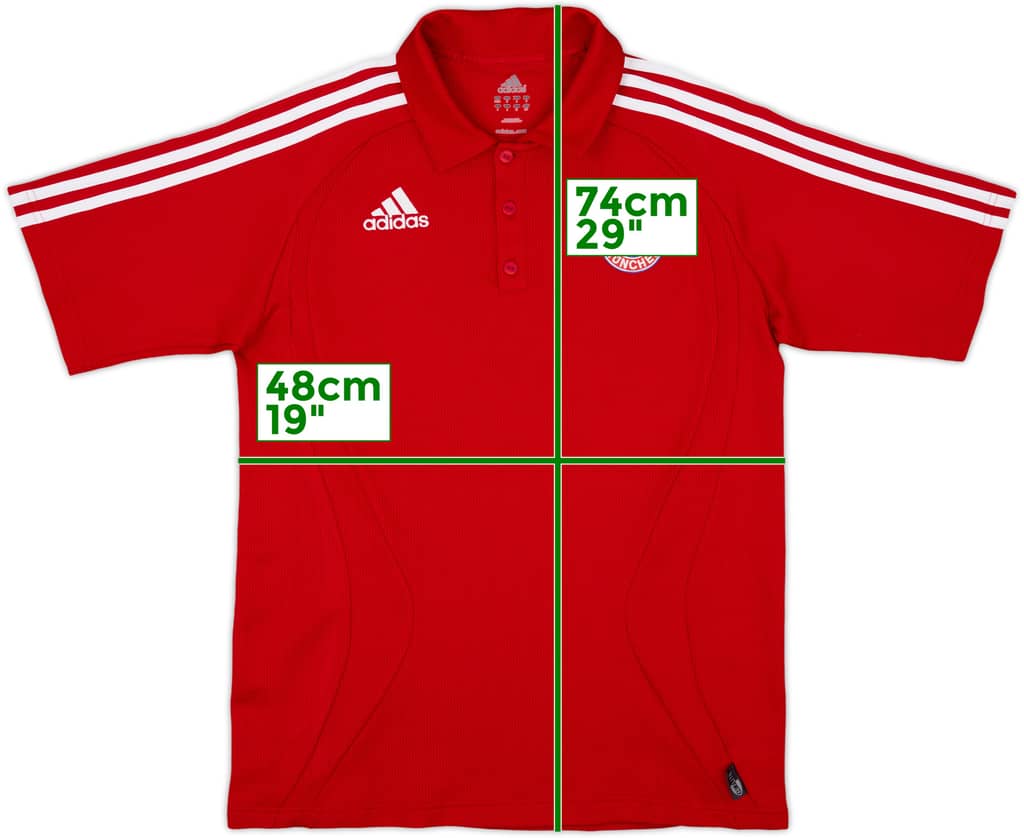 2006-07 Bayern Munich adidas Polo Shirt - 9/10 - (S)