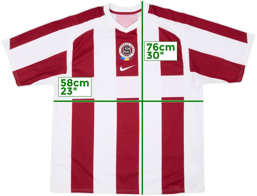 2006-07 Sparta Prague Away Shirt - 8/10 - (XL)