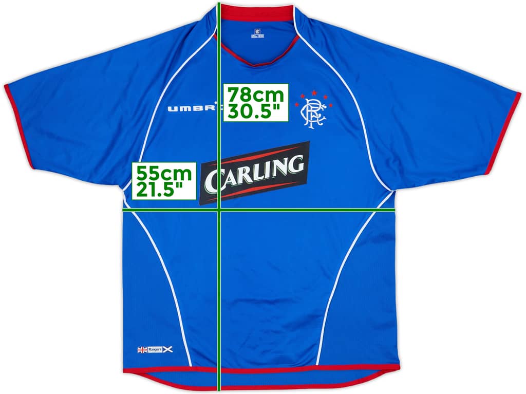 2005-06 Rangers Home Shirt - 6/10 - (L)