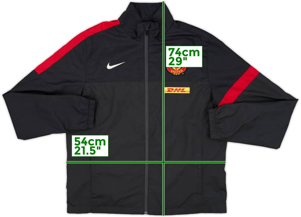 2012-13 Manchester United Nike Track Jacket - 9/10 - (M)