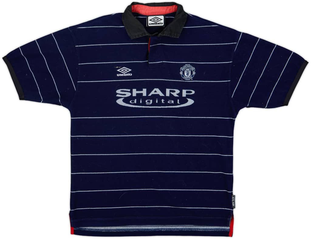 1999-00 Manchester United Away Shirt - 9/10 - (L.Boys)