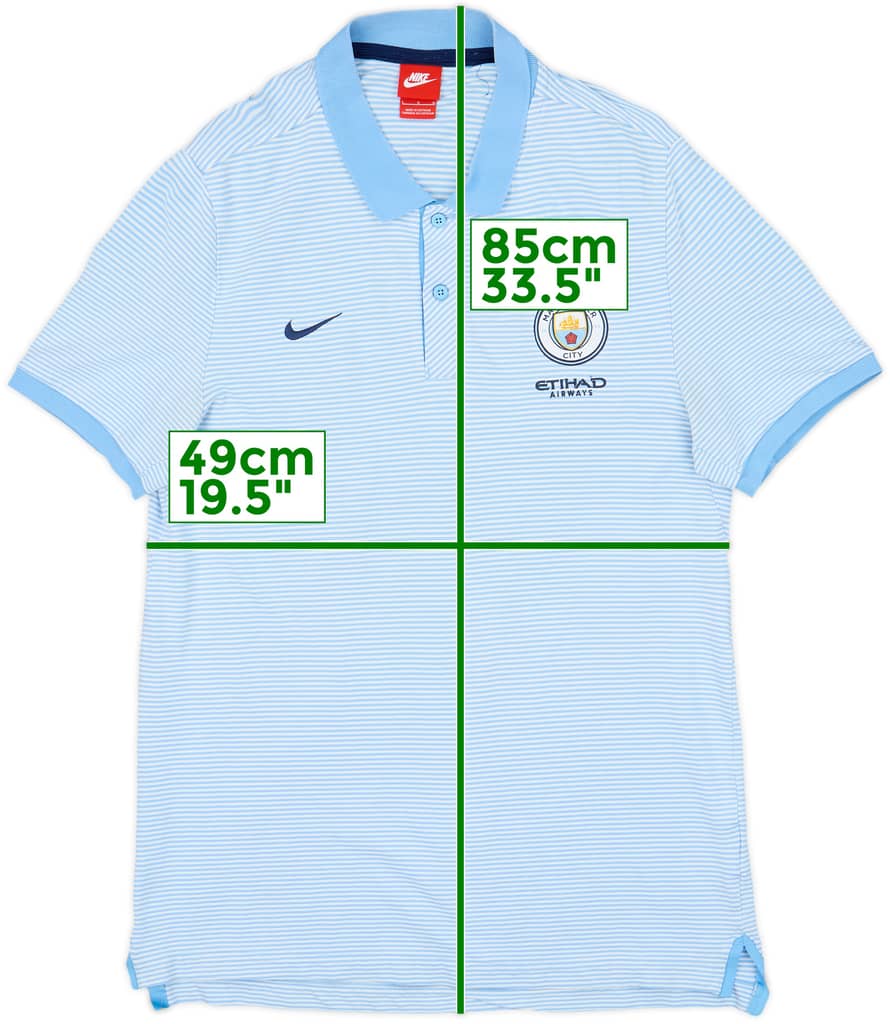 2016-17 Manchester City Nike Polo Shirt - 9/10 - (L)