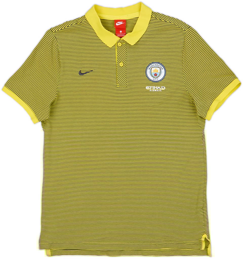 2017-18 Manchester City Nike Polo Shirt - 9/10 - (L)