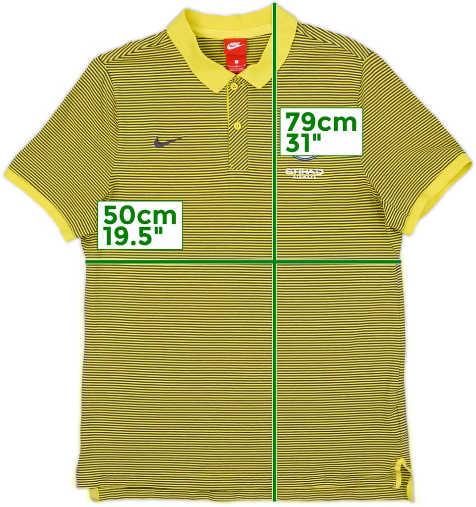 2017-18 Manchester City Nike Polo Shirt - 9/10 - (L)