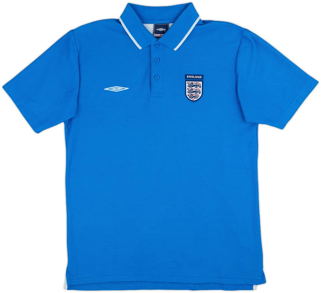 2006-07 England Umbro Polo Shirt - 8/10 - (M)