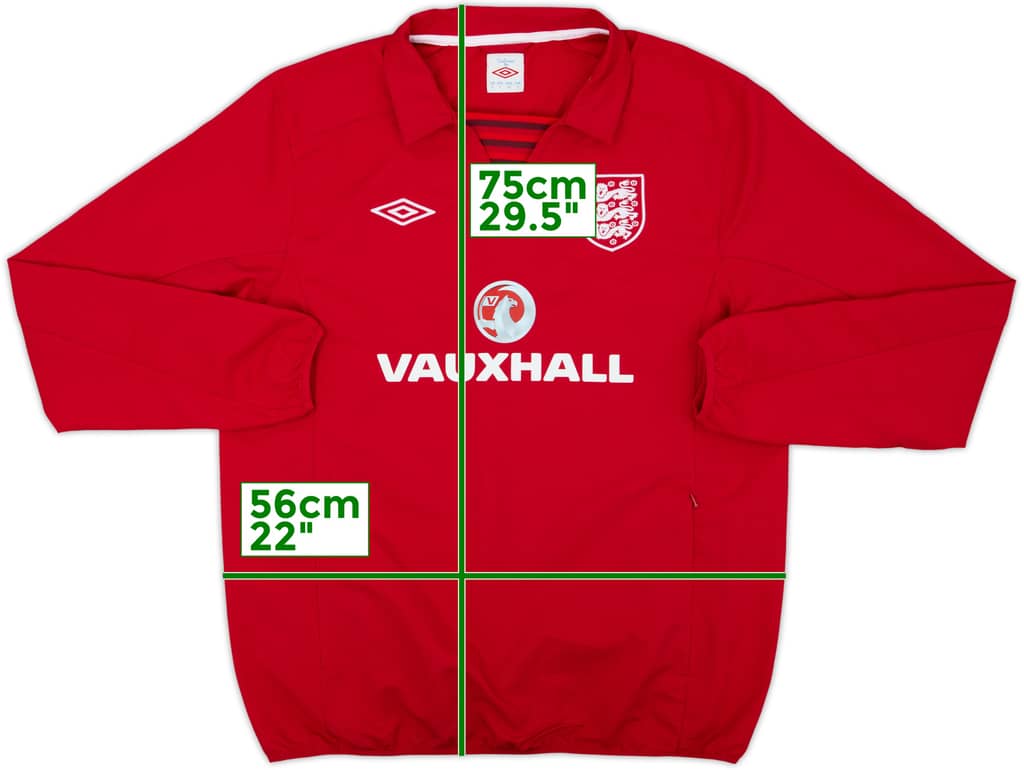 2012-13 England Umbro Drill Top - 8/10 - (L)