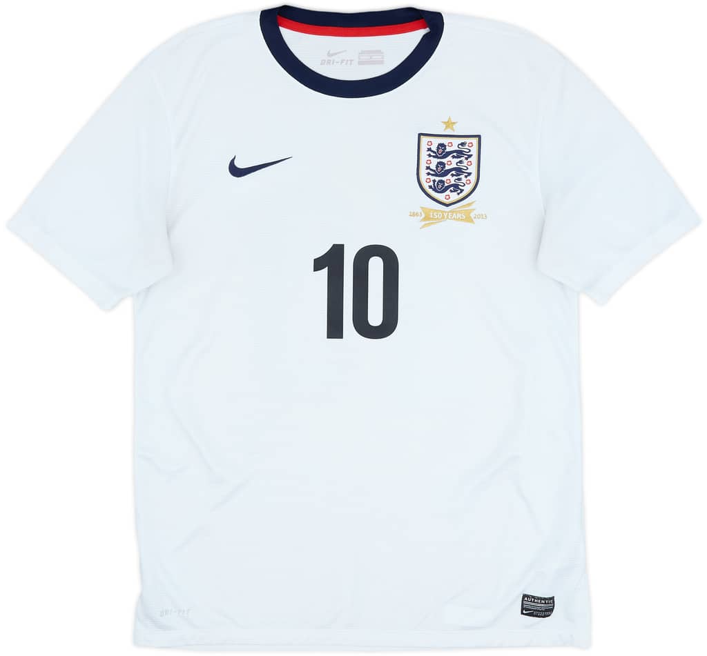 2013 England 150th Anniversary Home Shirt Rooney #10 - 8/10 - (S)