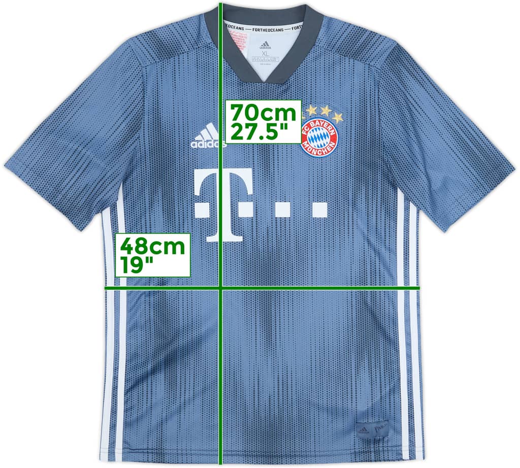 2018-19 Bayern Munich Third Shirt - 10/10 - (XL.Boys)