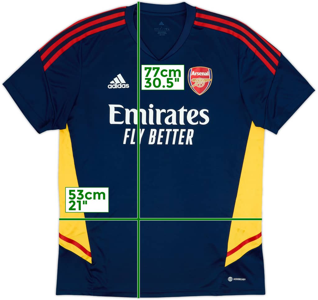 2022-23 Arsenal adidas Training Shirt - 10/10 - (L)