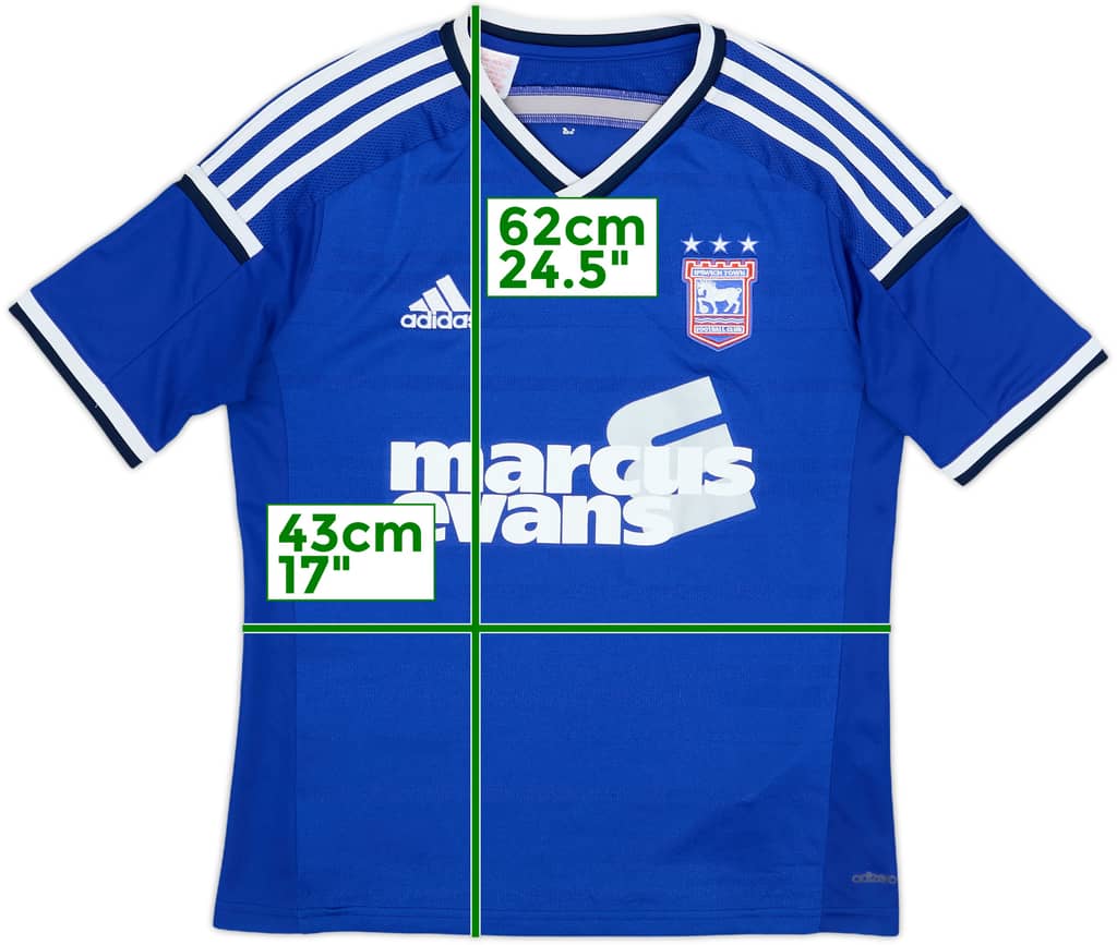 2014-15 Ipswich Home Shirt - 8/10 - (L.Boys)