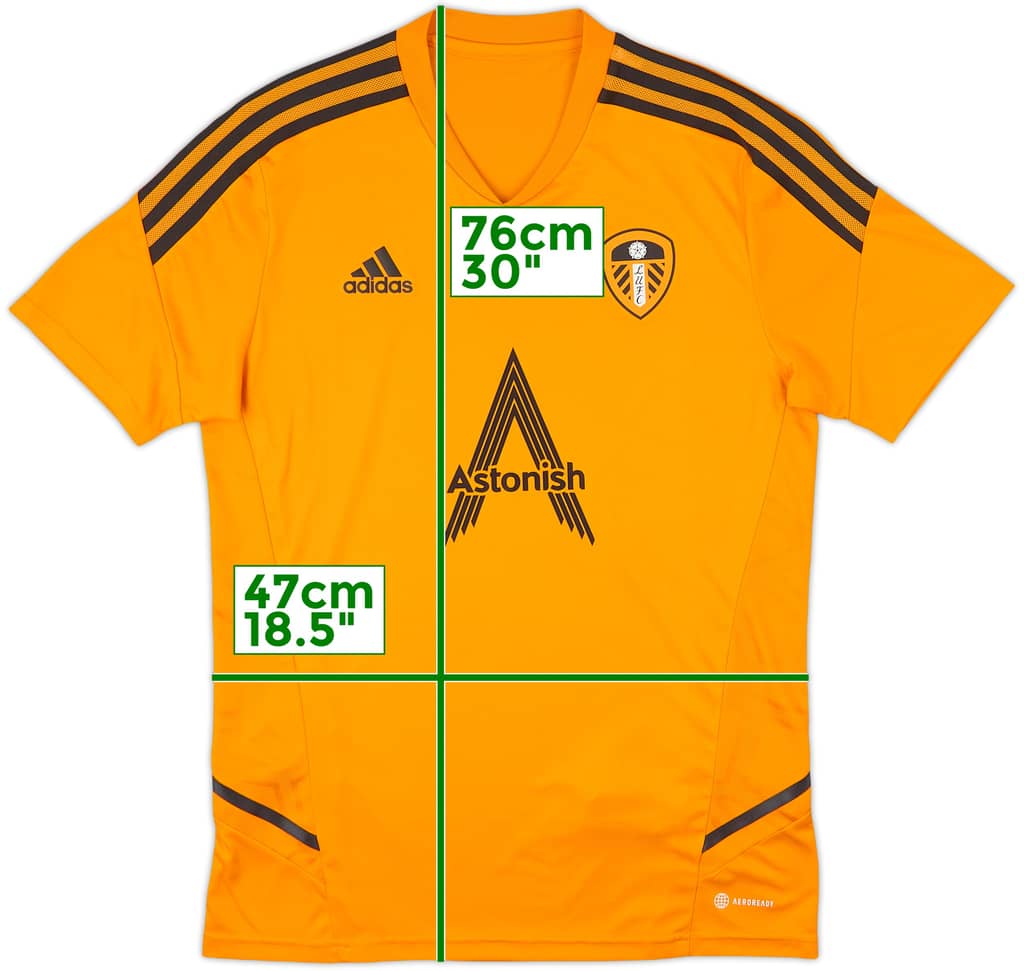 2022-23 Leeds adidas Training Shirt - 10/10 - (M)