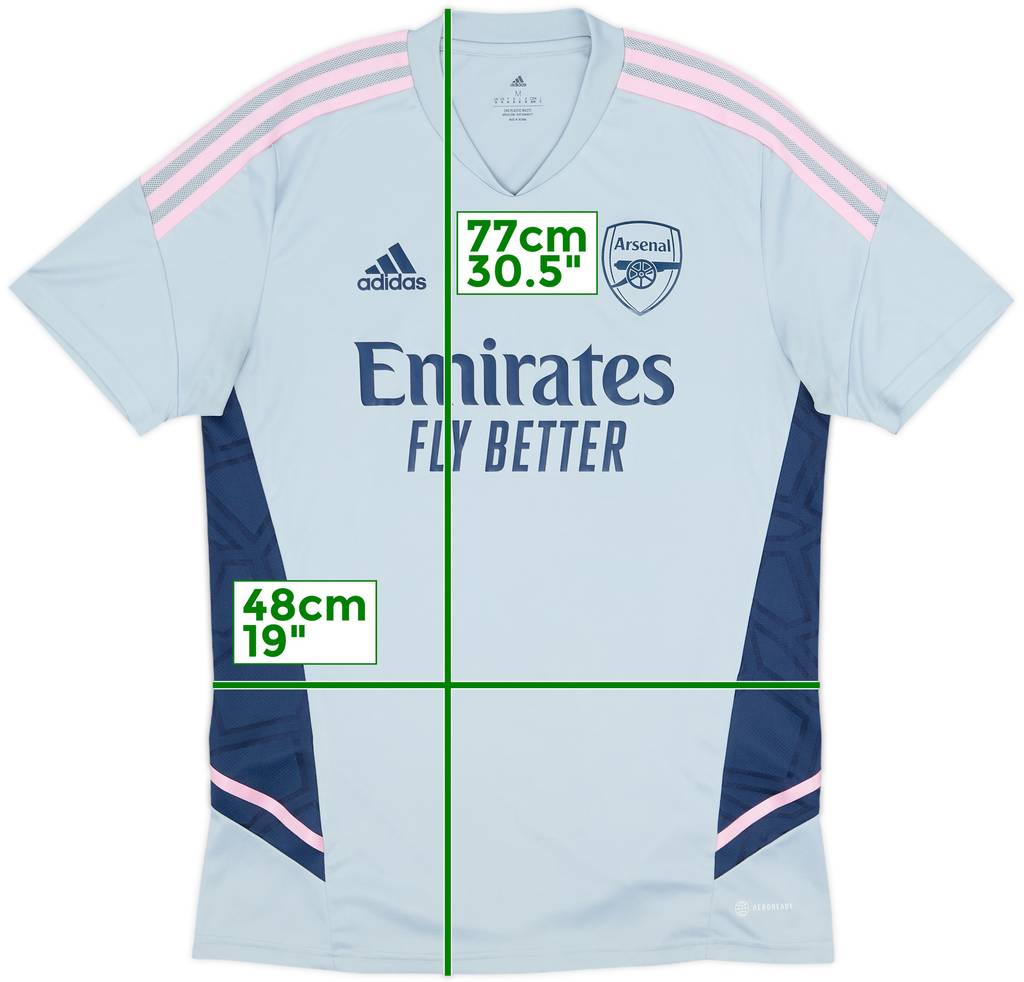 2022-23 Arsenal adidas Training Shirt - 8/10 - (M)