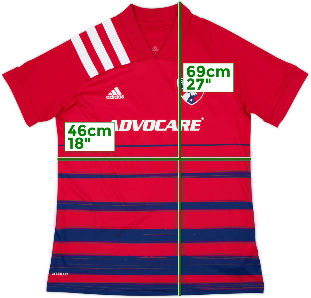 2020 FC Dallas Home Shirt - 9/10 - (Women's M)