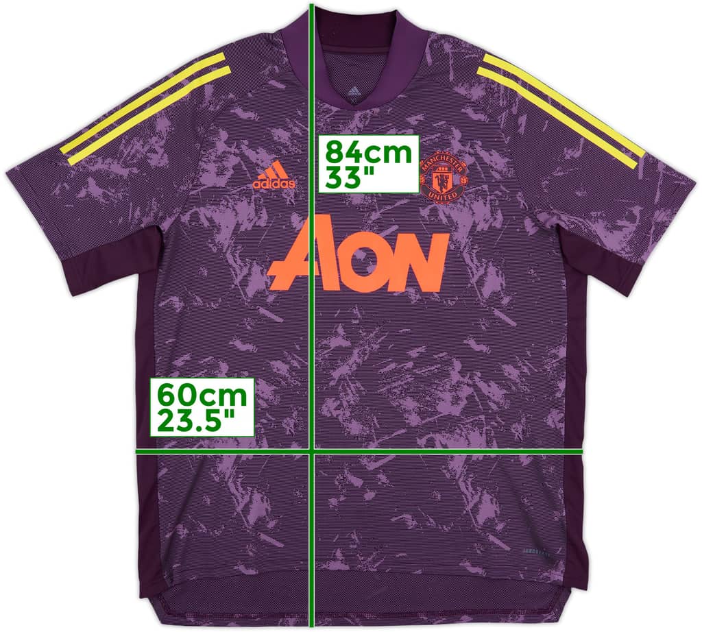 2020-21 Manchester United adidas Training Shirt - 9/10 - (XL)