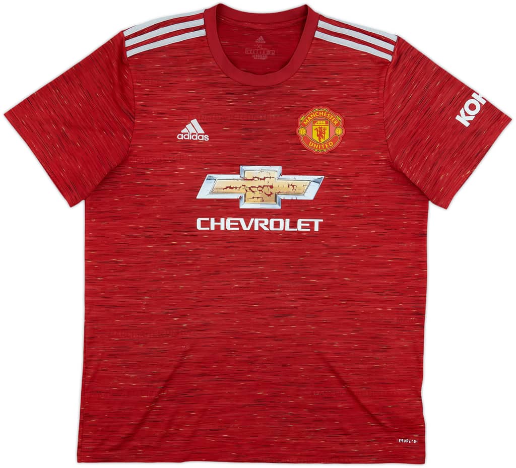 2020-21 Manchester United Home Shirt - 4/10 - (XL)