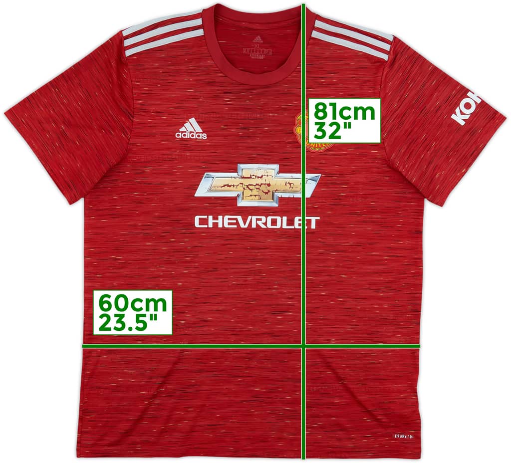 2020-21 Manchester United Home Shirt - 4/10 - (XL)