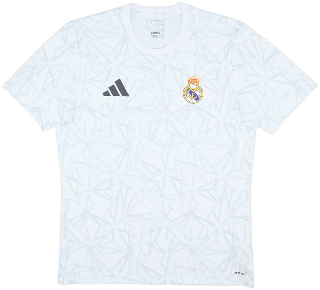 2024-25 Real Madrid adidas Training Shirt - 10/10 - (L)