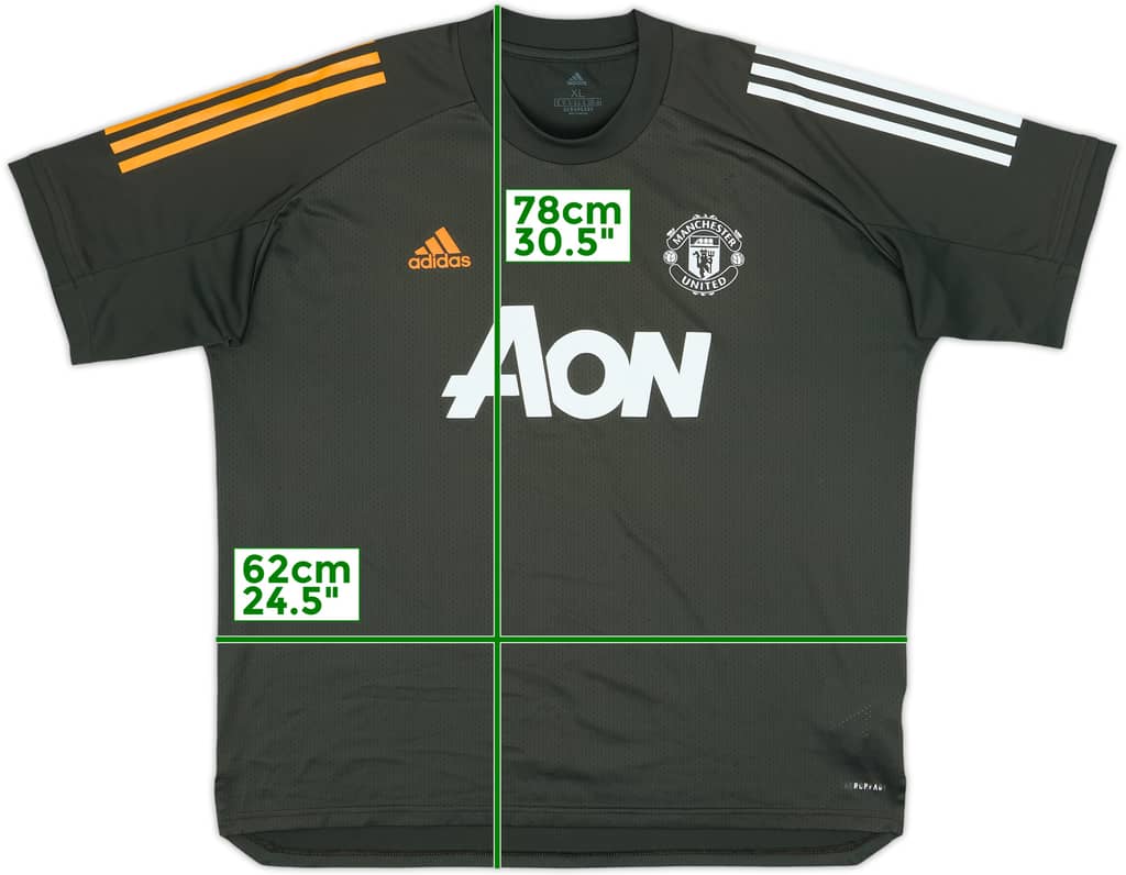2020-21 Manchester United adidas Training Shirt - 8/10 - (XL)
