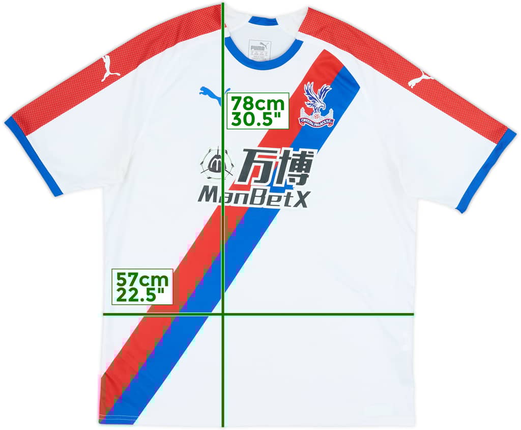 2018-19 Crystal Palace Away Shirt - 5/10 - (XL)