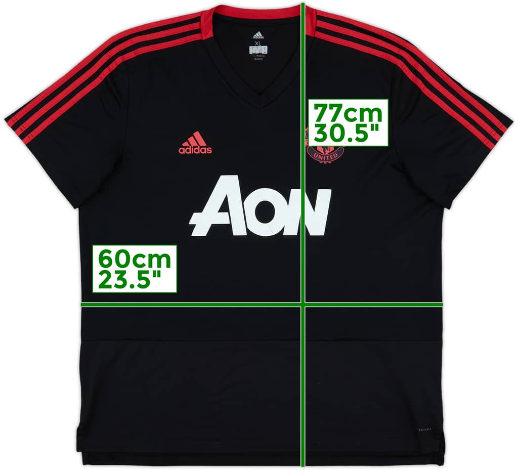 2018-19 Manchester United adidas Training Shirt - 7/10 - (XL)