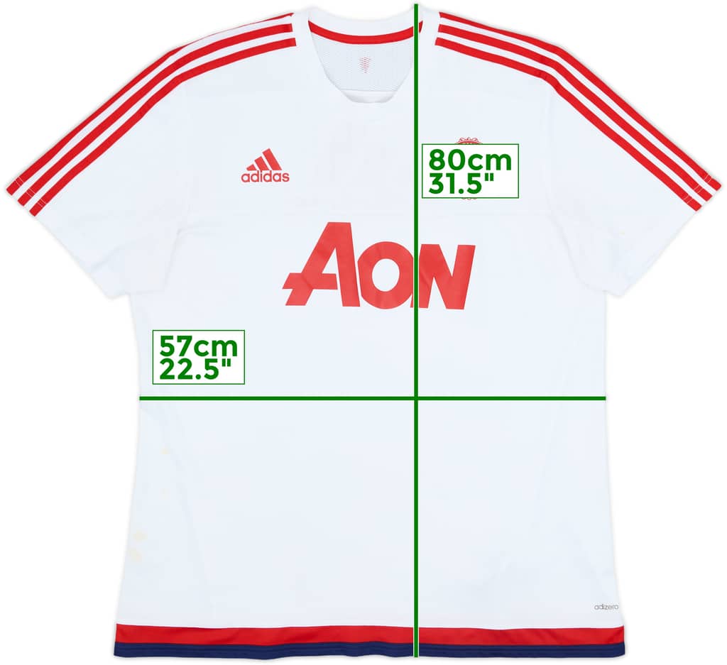 2015-16 Manchester United adizero Training Shirt - 7/10 - (XL)