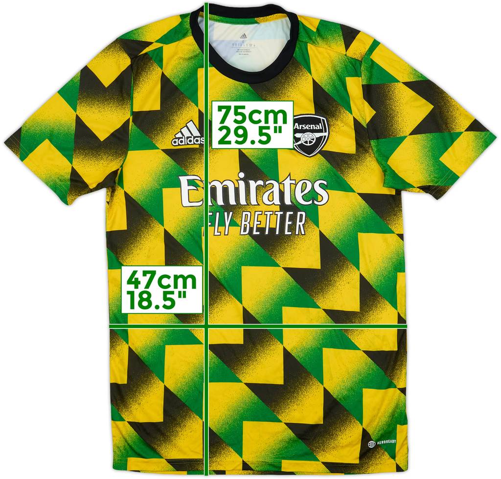 2021-22 Arsenal adidas Training Shirt - 7/10 - (S)