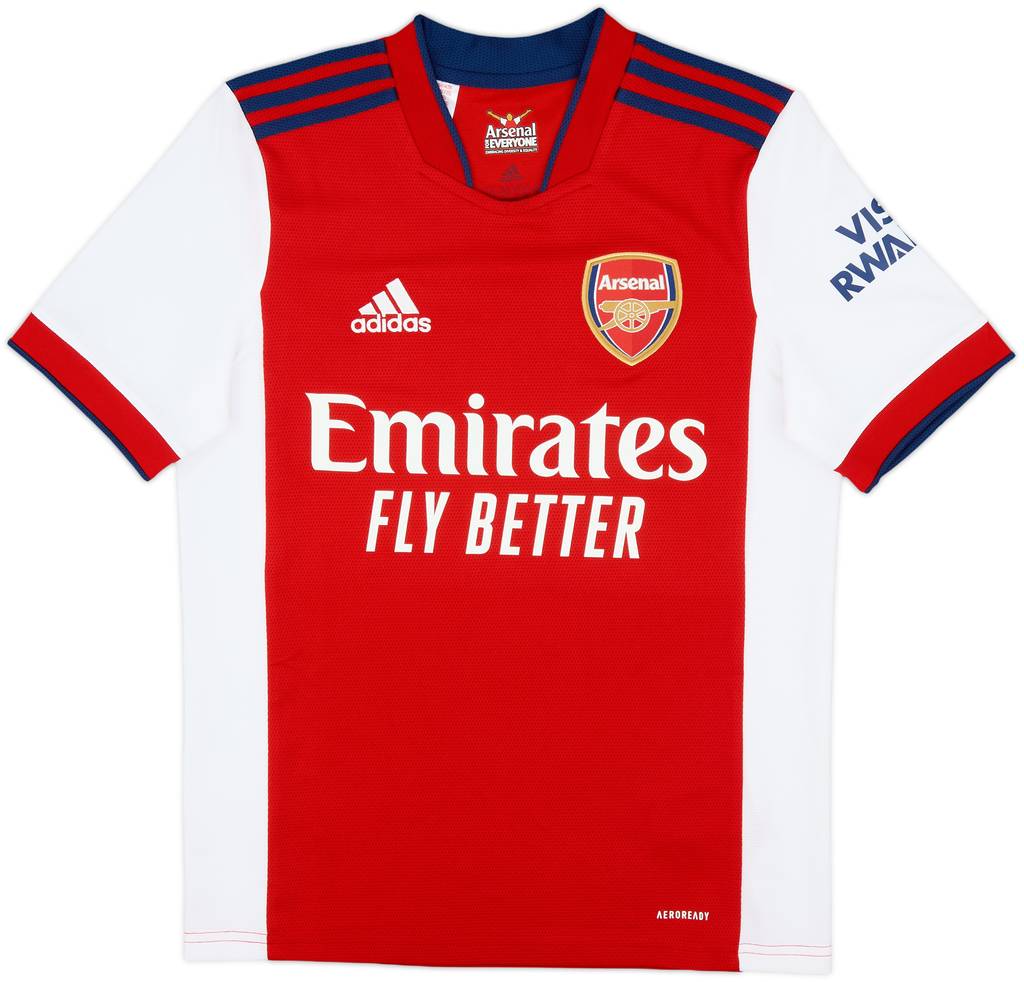 2021-22 Arsenal Home Shirt - 10/10 - (L.Boys)