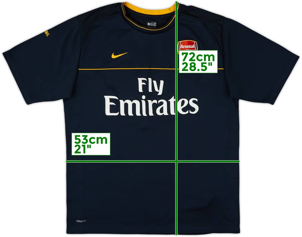 2008-09 Arsenal Nike Training Shirt - 9/10 - (L)