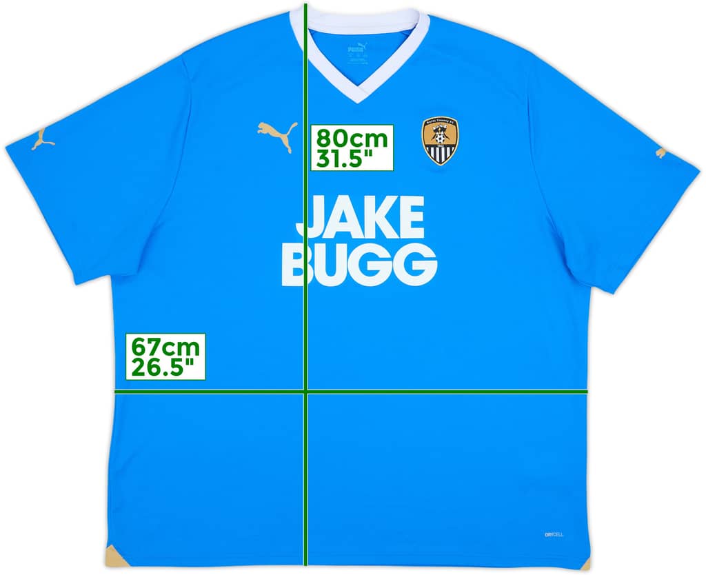 2023-24 Notts County Away Shirt - 10/10 - (XL)
