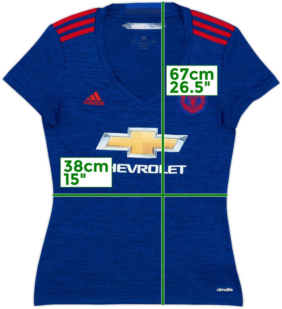 2016-17 Manchester United Away Shirt - 10/10 - (Women's S)