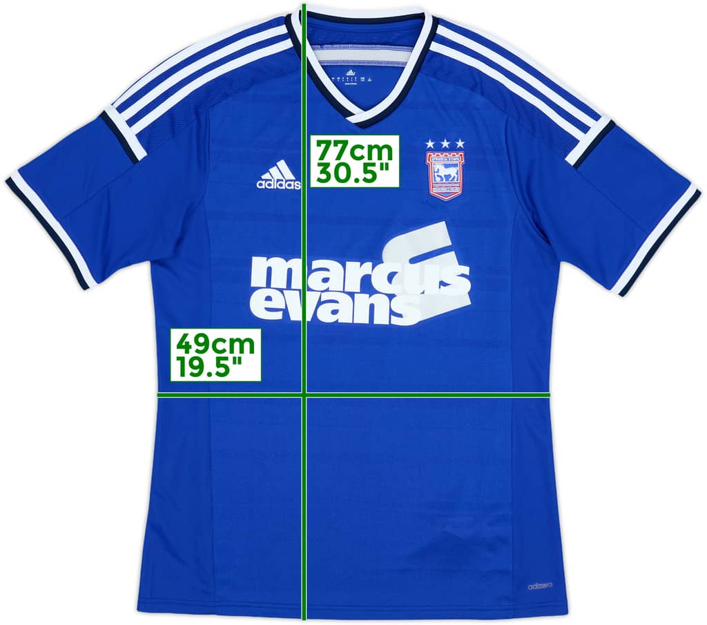 2014-15 Ipswich Home Shirt - 10/10 - (L)