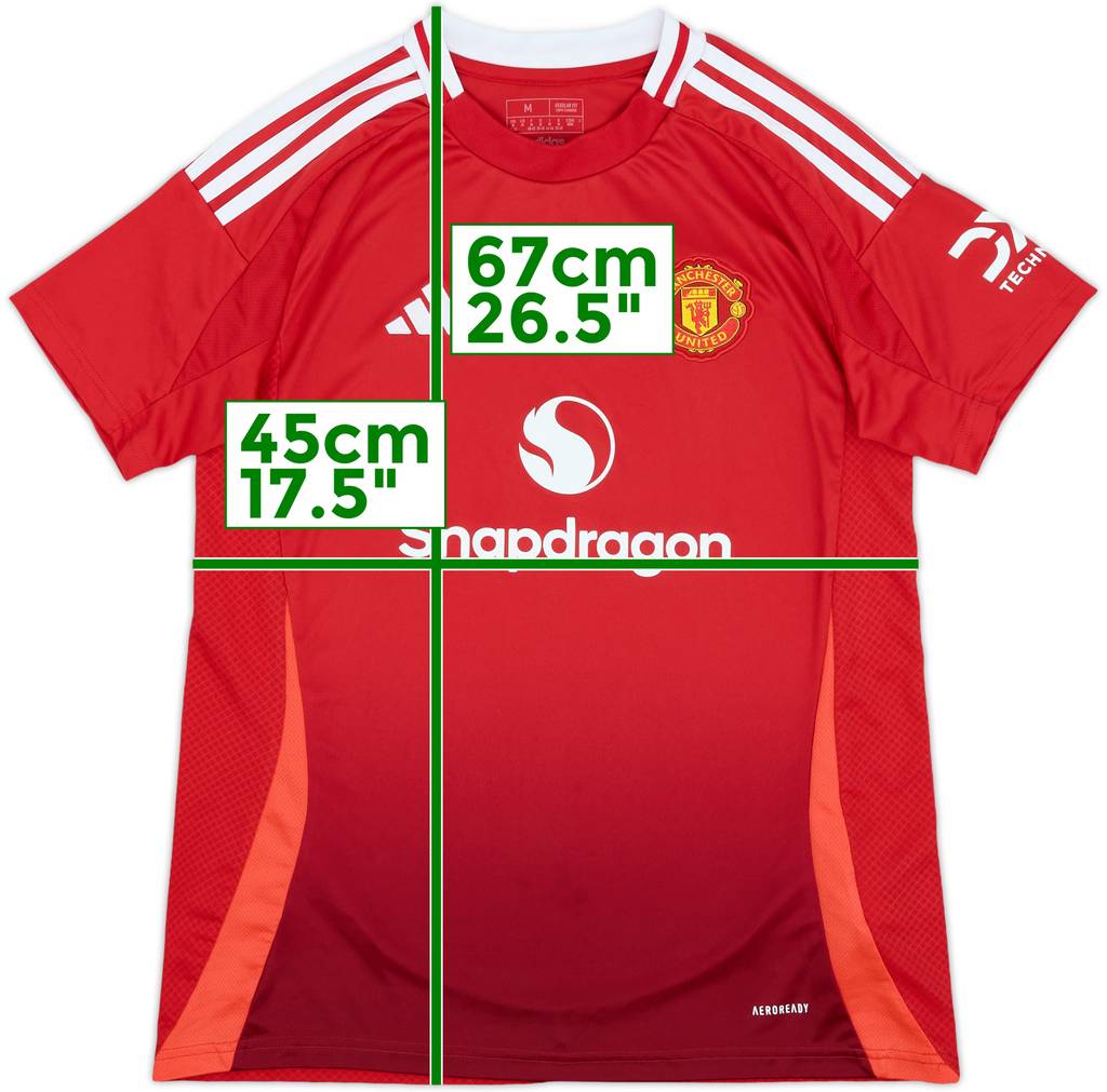 2024-25 Manchester United Home Shirt - 9/10 - (Women's M)