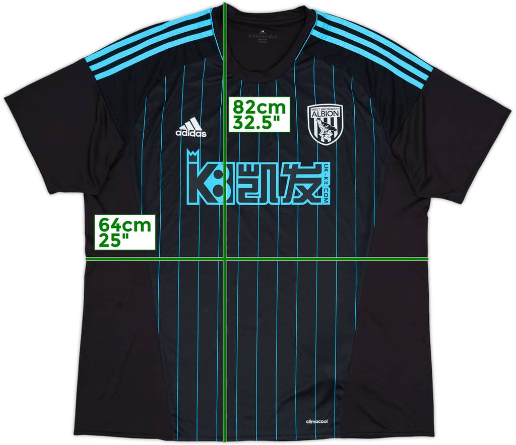 2016-17 West Brom Away Shirt - 8/10 - (XXL)