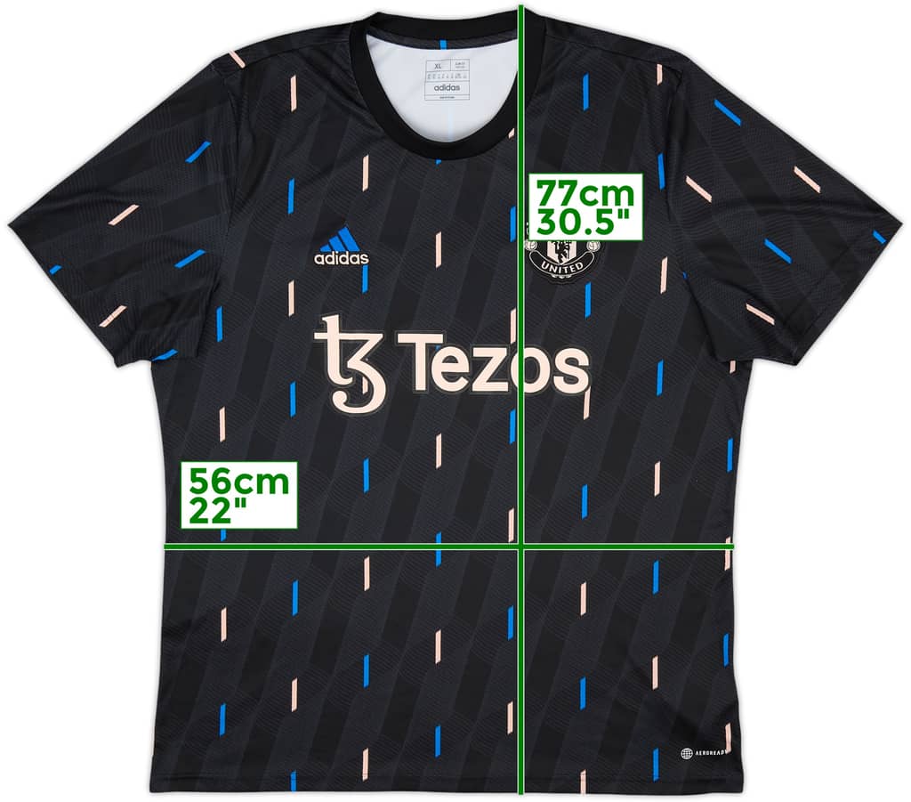 2022-23 Manchester United adidas Training Shirt - 9/10 - (XL)