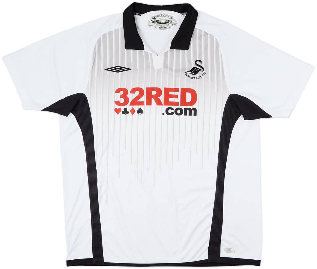 2009-10 Swansea Home Shirt - 8/10 - (XL)