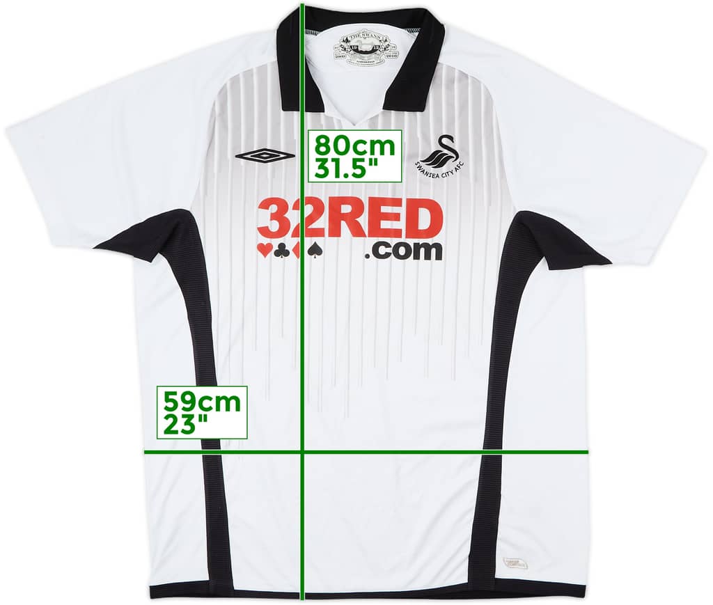 2009-10 Swansea Home Shirt - 8/10 - (XL)