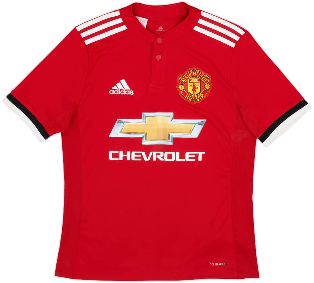 2017-18 Manchester United Home Shirt - 6/10 - (L.Boys)