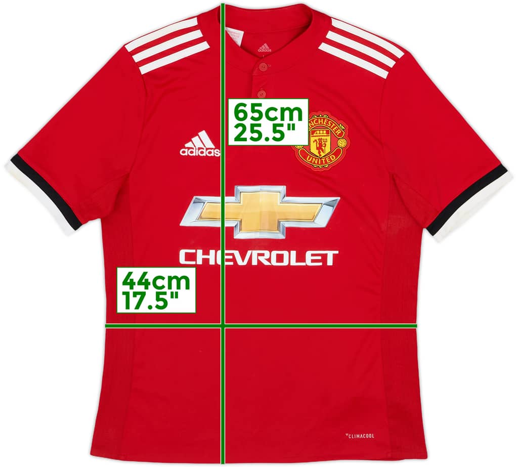2017-18 Manchester United Home Shirt - 6/10 - (L.Boys)