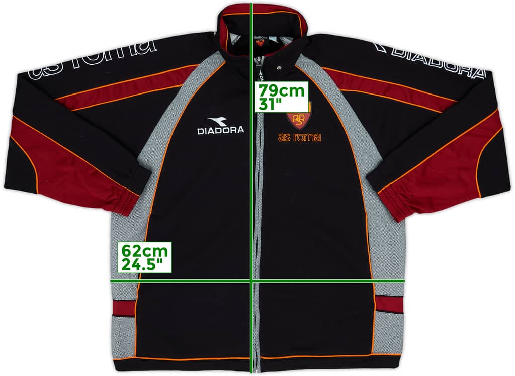1999-00 Roma Diadora Track Jacket - 8/10 - (S)