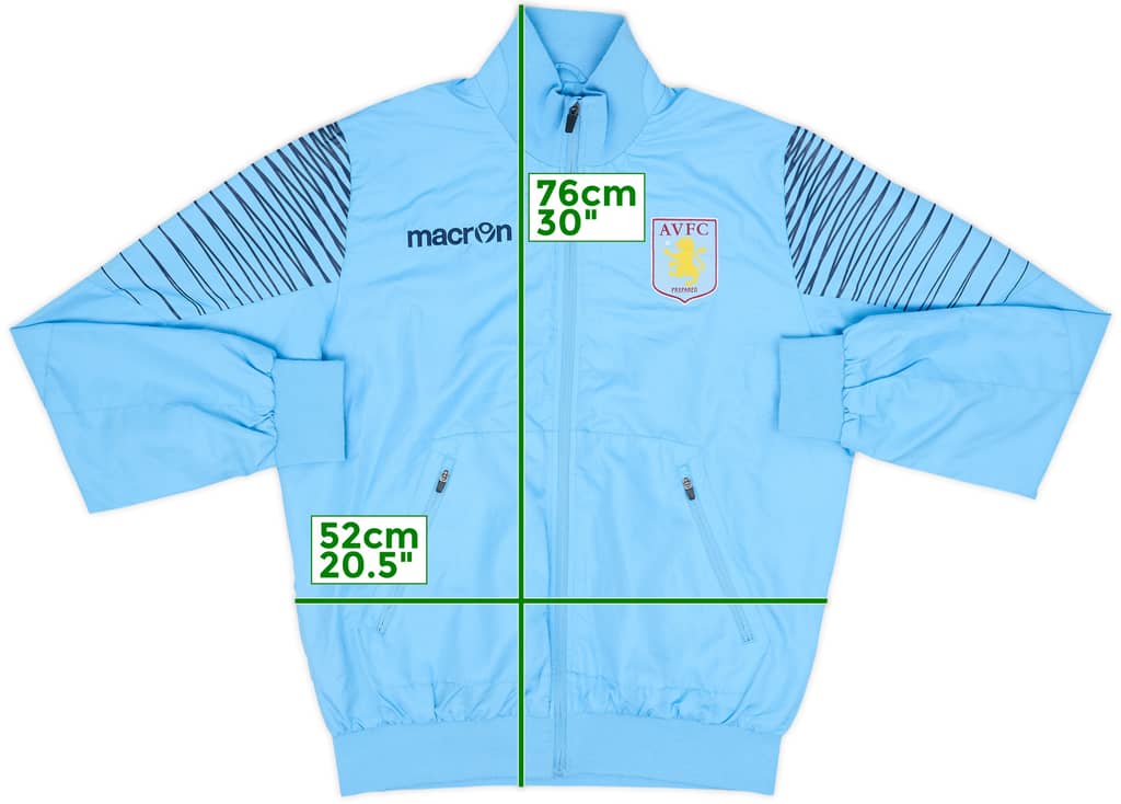2014-15 Aston Villa Macron Track Jacket - 9/10 - (M)