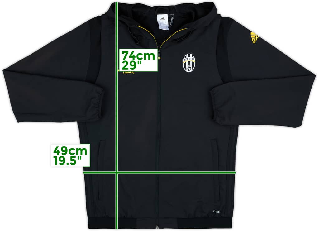 2016-17 Juventus adidas CL Hooded Track Jacket - 9/10 - (M)