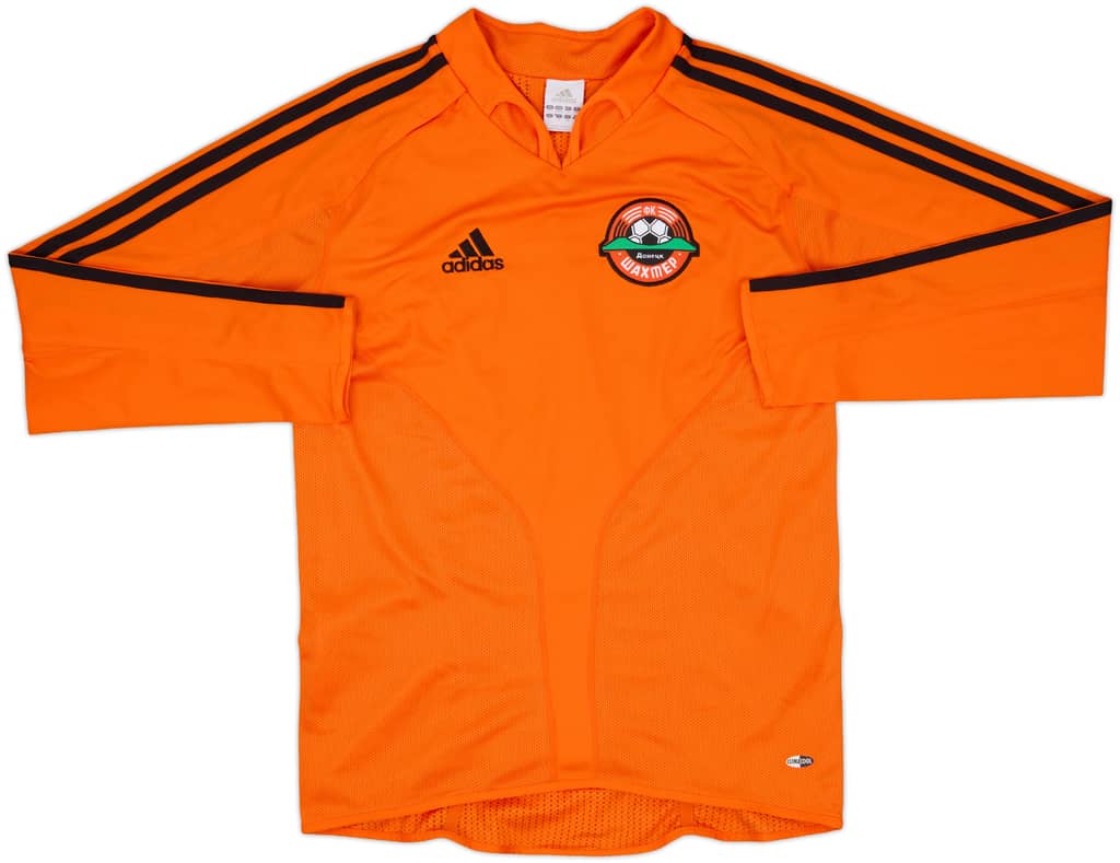 2005-06 Shakhtar Donetsk Home L/S Shirt - 9/10 - (S)