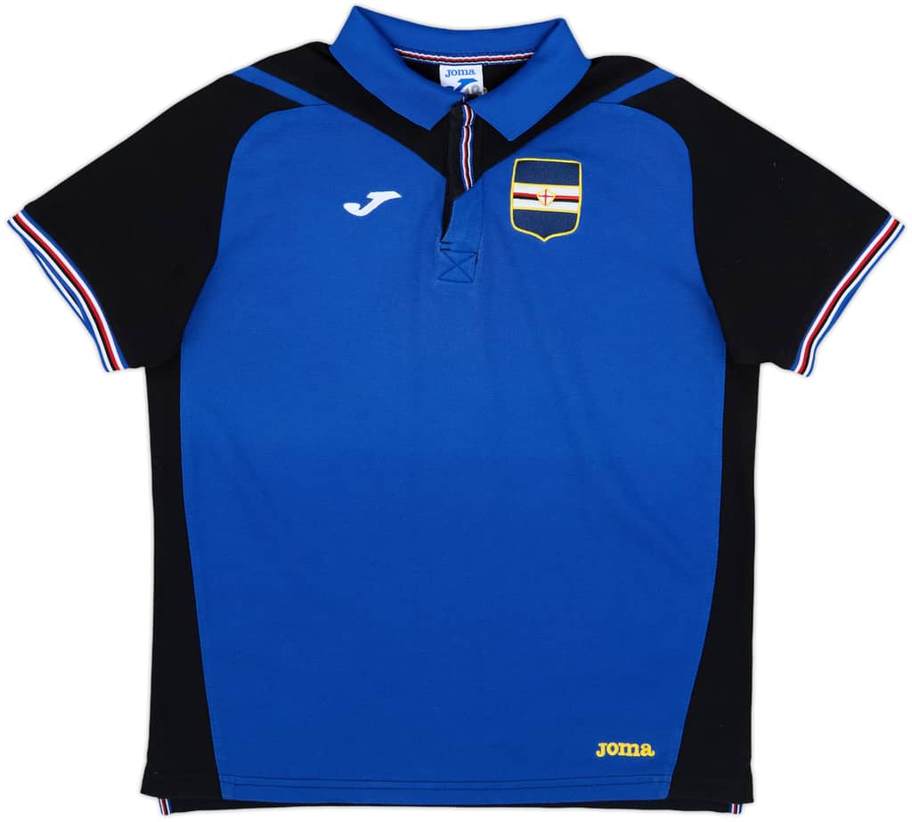 2017-18 Sampdoria Joma Polo Shirt - 8/10 - (L)
