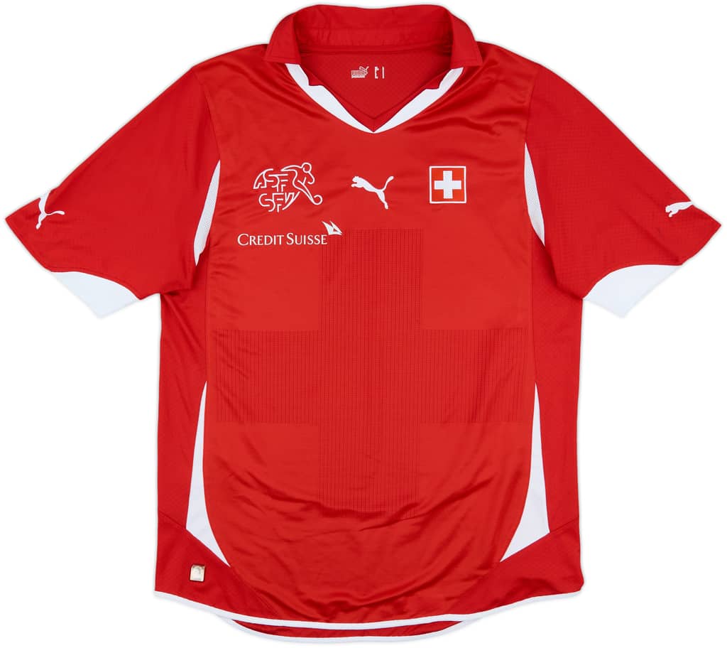 2010-11 Switzerland Home Shirt - 8/10 - (L)