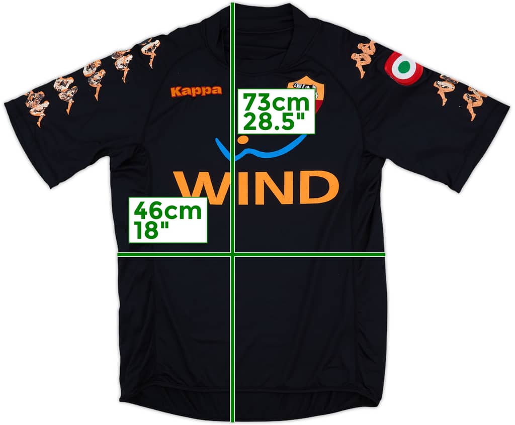 2008-09 Roma Third Shirt - 5/10 - (L.Boys)