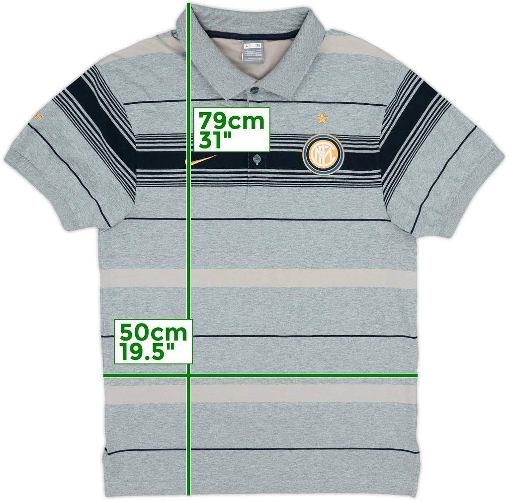 2009-10 Inter Milan Nike Polo Shirt - 8/10 - (M)