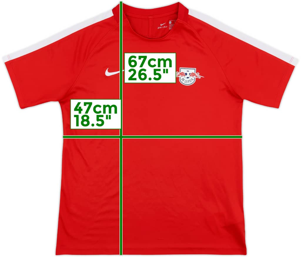 2017-18 RB Leipzig Nike Training Shirt - 8/10 - (XL.Boys)