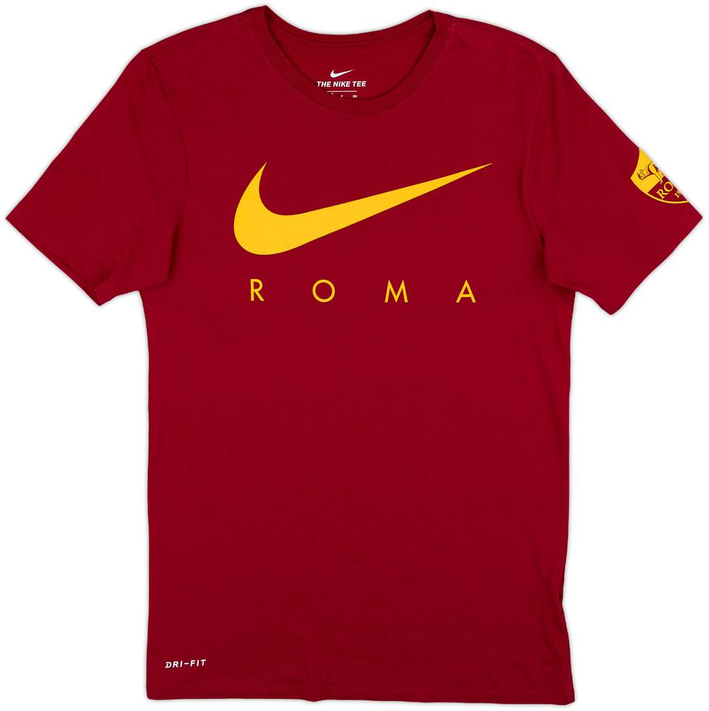 2017-18 Roma Nike Cotton Tee - 10/10 - (S)
