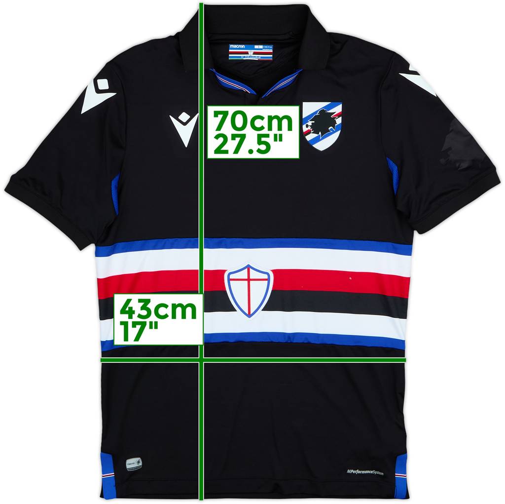 2020-21 Sampdoria Third Shirt - 8/10 - (S)